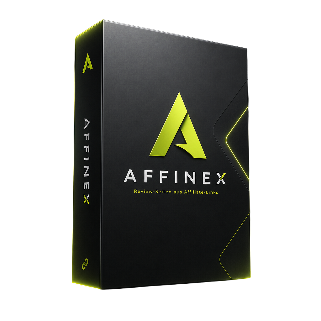Affinex Lifetime-Paket als 3D-Produktbox